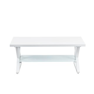 Klub stol BC 318 bijeli metal