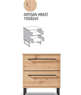 NOĆNI ORMARIĆ N02F AH/C