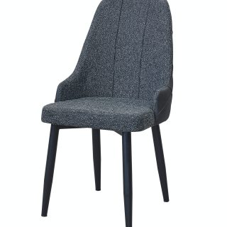 TRPEZARIJSKA STOLICA BS 500 SIVA/CRNE NOGE