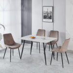 TRPEZARIJSKA STOLICA TC-2425 BEŽ/METALNE NOGE