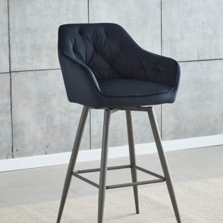 BARSKA STOLICA RAMONA CRNA OKC-728-R180