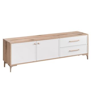 ALBA TV KOMODA HRAST/BIJELO