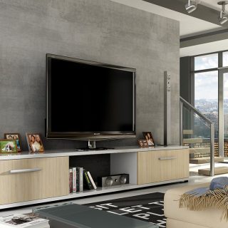 RTV KOMODA MALTON SONOMA/BIJELO