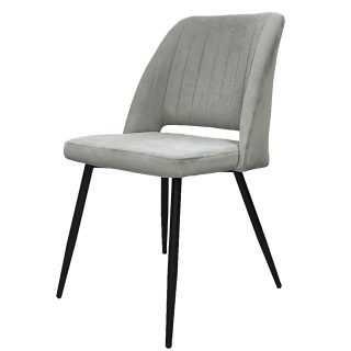 TRPEZARIJSKA STOLICA DC267 SIVA/CRNE NOGE