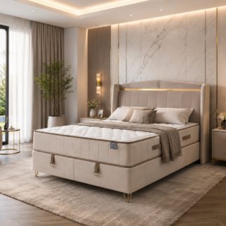 BOXSPRING KREVET DANTE 160X200CM