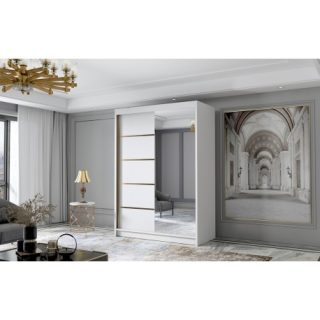 KLIZNI ORMAR LUNGO III 120cm BIJELI