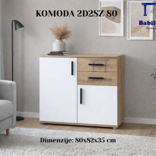 KOMODA COLI 2D2SZ 80 ARTISAN/BIJELO