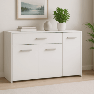 KOMODA ARONA BIJELA 120CM