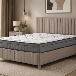 BOXSPRING NORSY BEŽ/SIVO 160X200