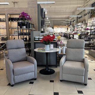 RELAX FOTELJA ELLIE SIVA