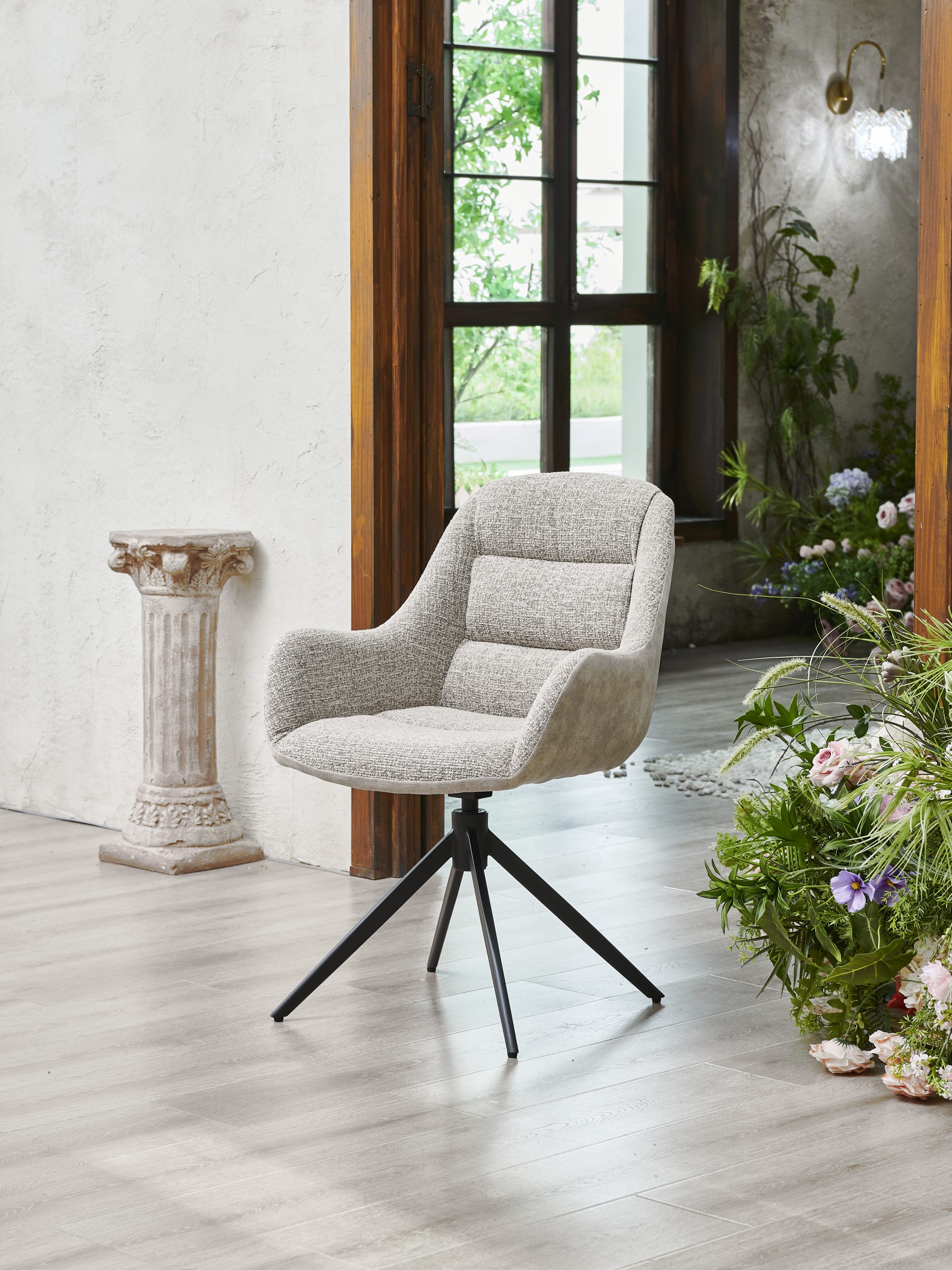 TRP. STOLICA SARA S4021K BEŽ SA ROTACIJOM