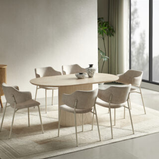 TRPEZARIJSKI SET ROBBY STOL+6 STOLICA MLM-184219